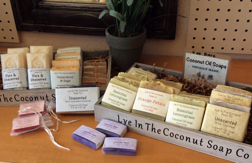 local made soap at the market place aberdeen wa